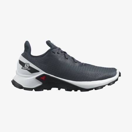 Salomon ALPHACROSS BLAST Womens Trail Running Shoes Black UK HFLG